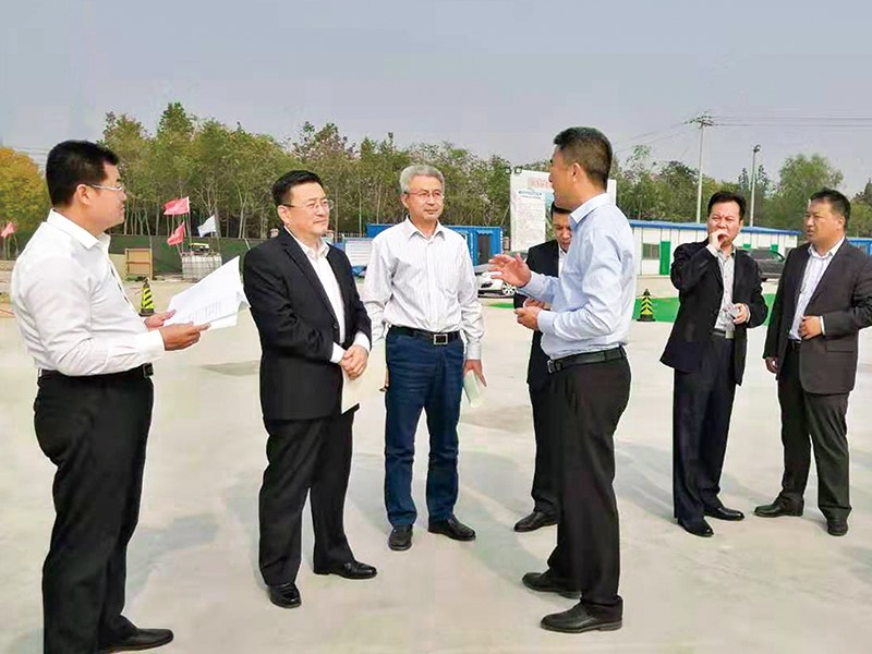 山東省工信廳技改處長王楗夫、市工信副局長王明杰到廠指導